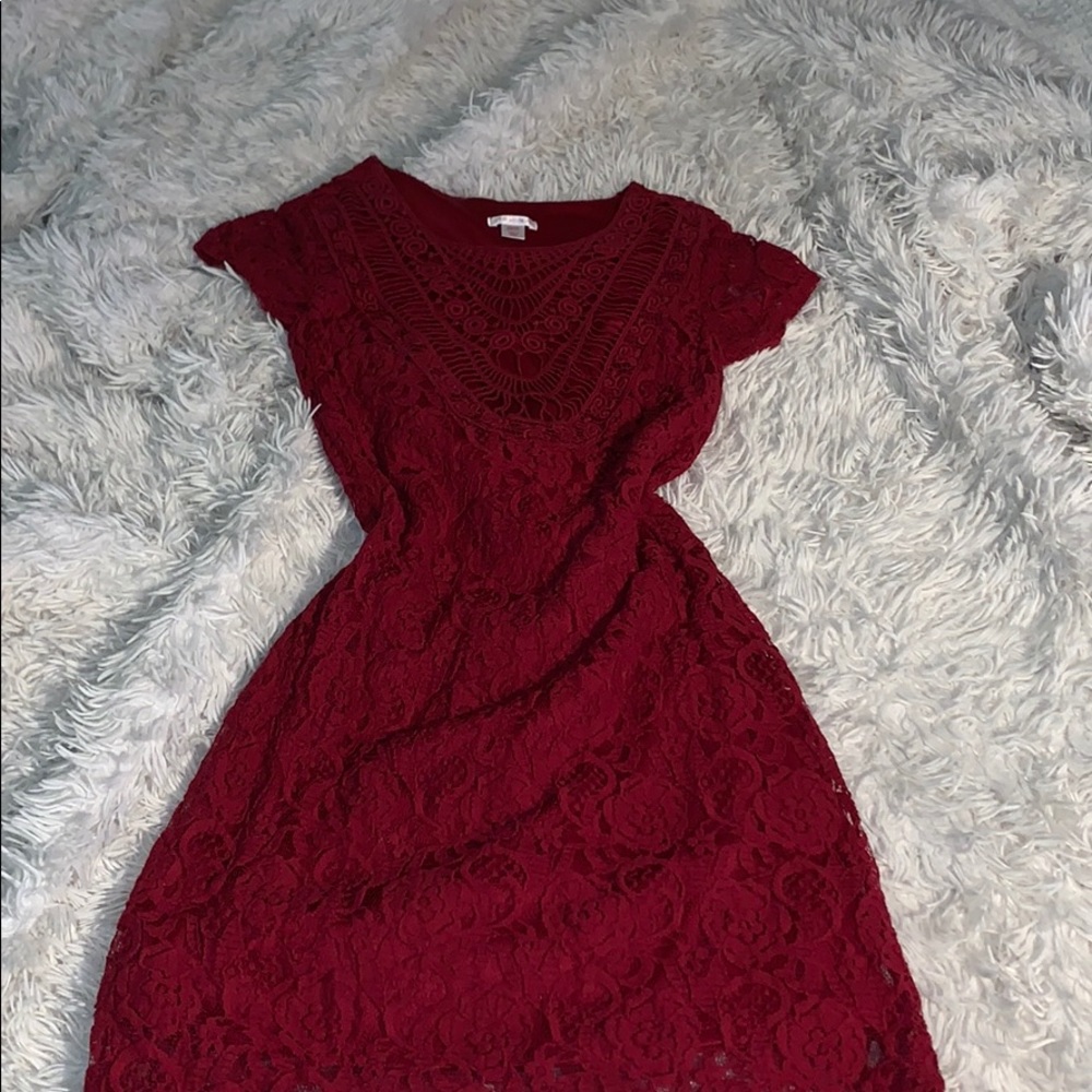 Red dress